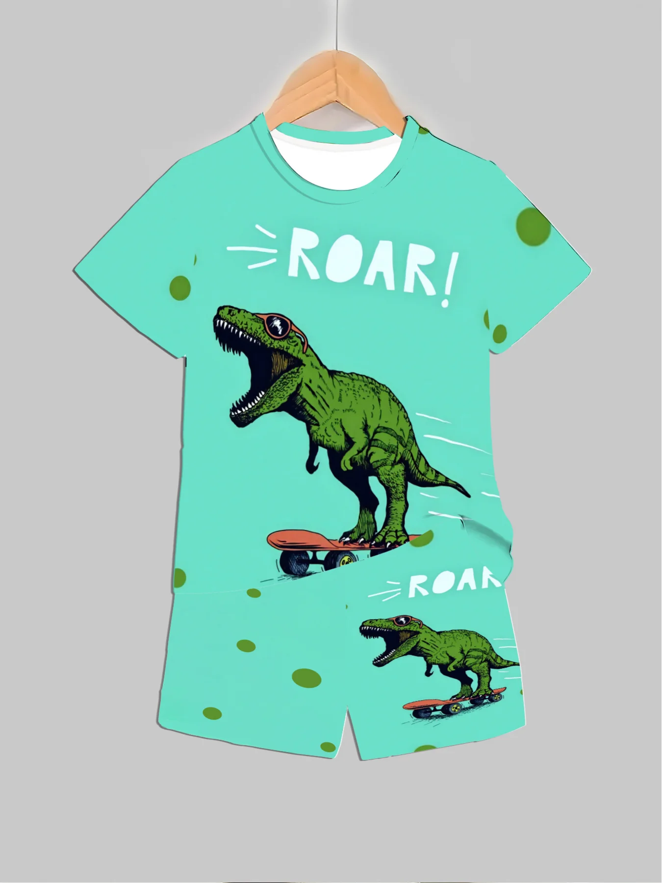 New Dinosaur Printed Outfits T - đánh giá và giá Baby Clothing Usa