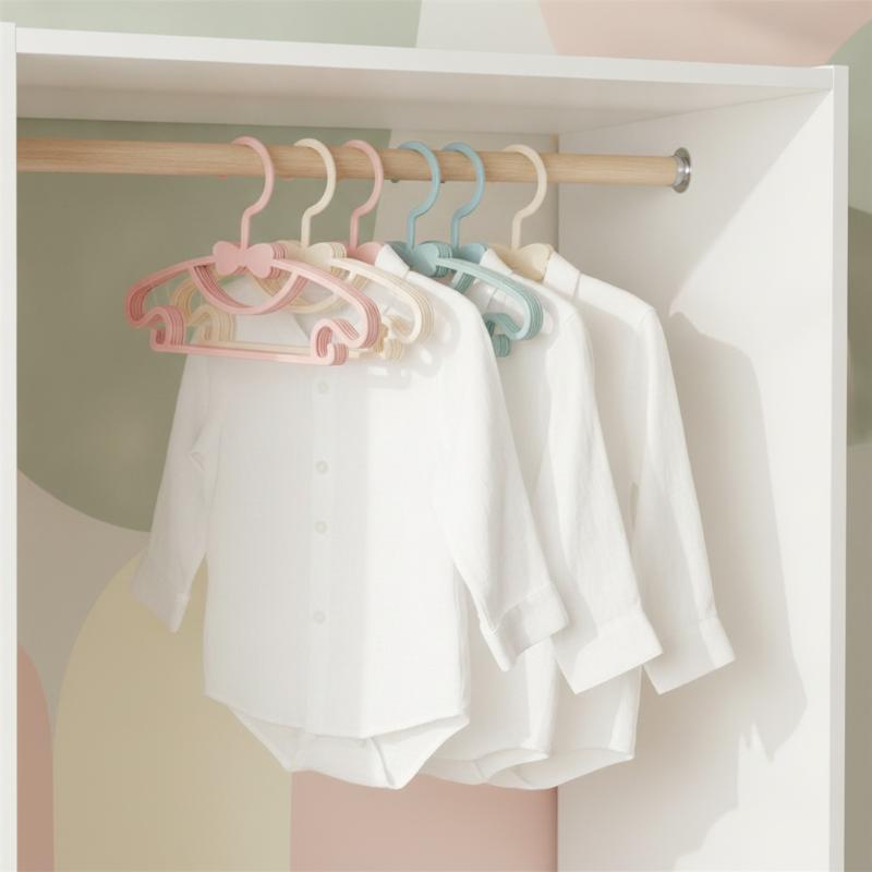 12PCS Baby Kids Clothes Hanger - đánh giá và giá Baby Clothing Hanging Rack