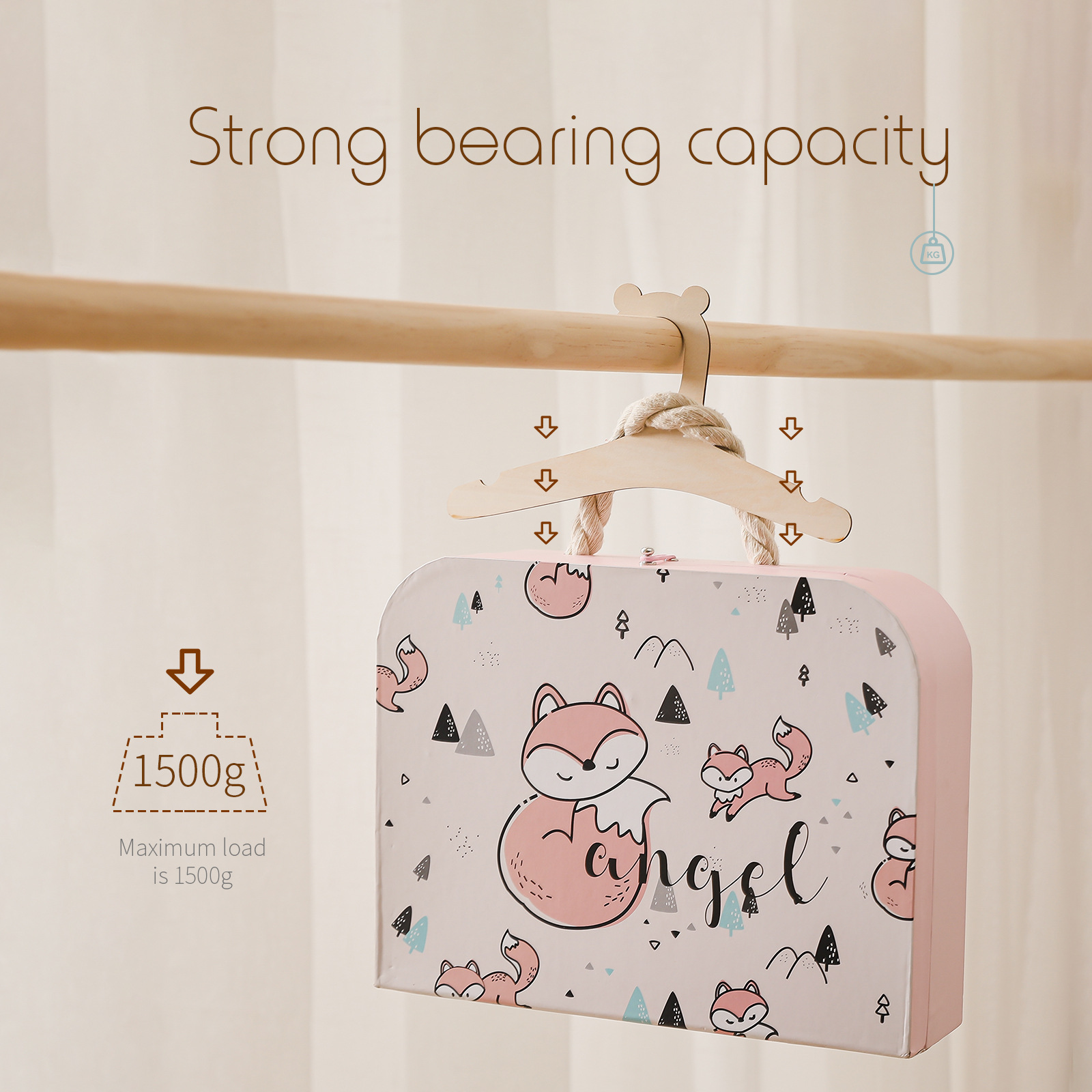 5/10pcs Wooden Baby Hangers Ki - đánh giá và giá Baby Clothing Hanging Rack