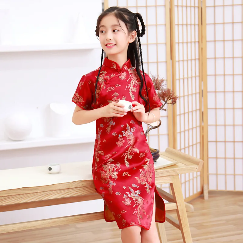 Summer Children's Cheongsam Mo - đánh giá và giá Baby Clothing Dresser