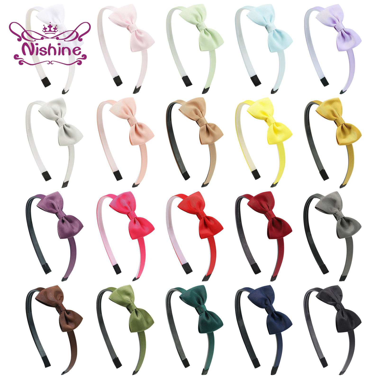 1PCS Ribbon Bow Knot Headband  - đánh giá và giá Baby Clothing Usa